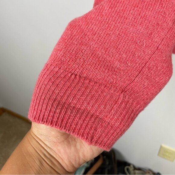 BRORA Scottish Cashmere Pink Long Sleeve Crewneck Sweater Jumper - Picture 5 of 11